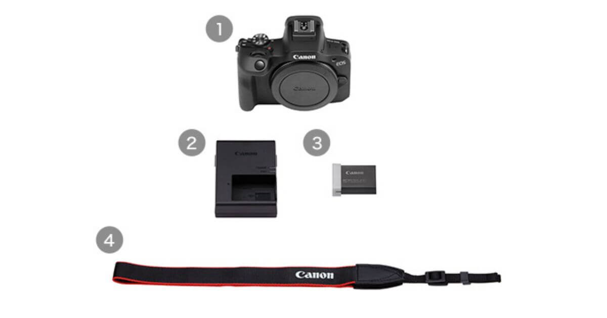 Canon EOS R100本体（ボディー）のみの商品構成