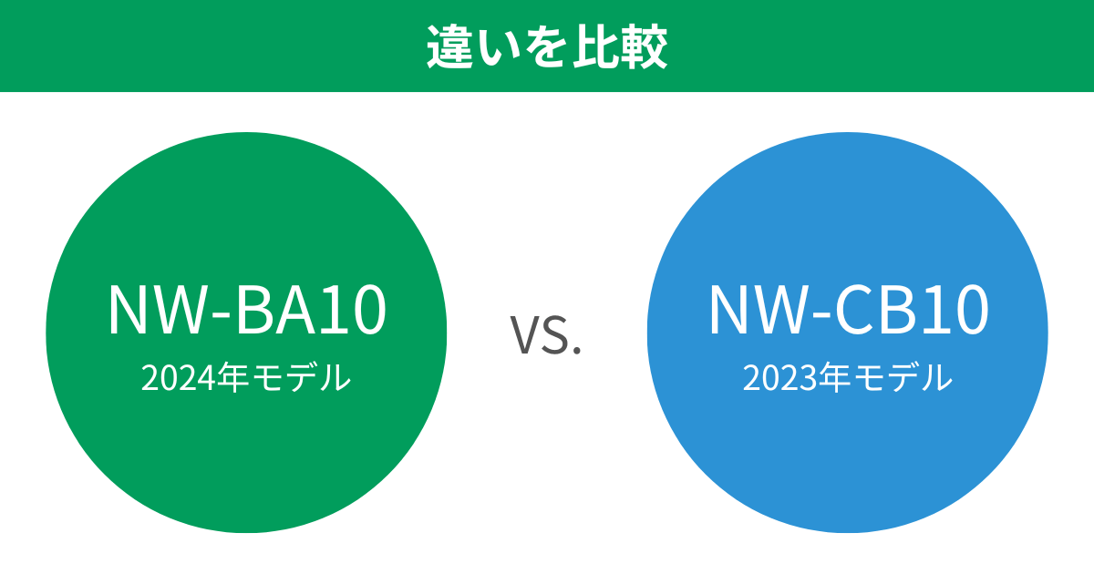 NW-BA10とNW-CB10の違いを比較 象印極め炊き