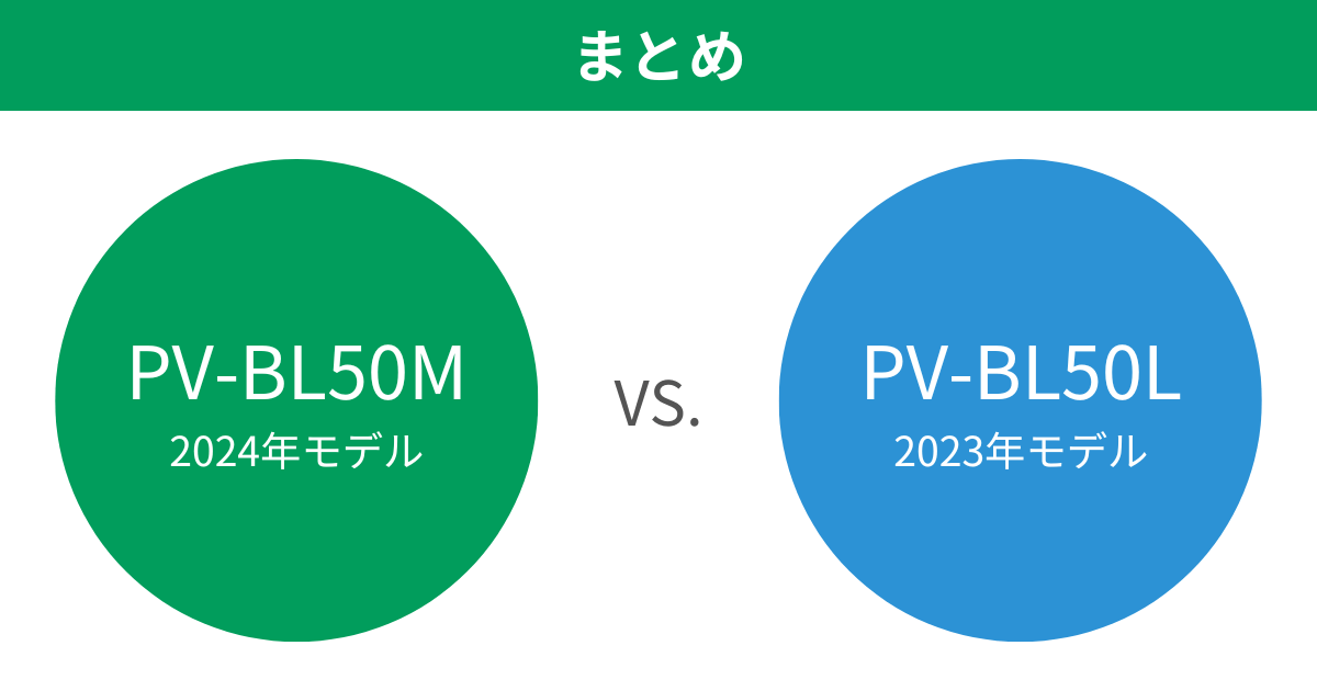 PV-BL50MとPV-BL50Lの違いを比較 日立コードレス掃除機まとめ