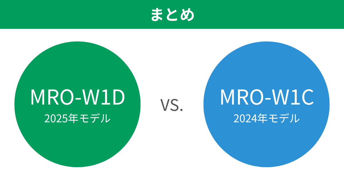 MRO-W1DとMRO-W1Cの違いを比較 日立ヘルシーシェフスチームオーブンレンジまとめ