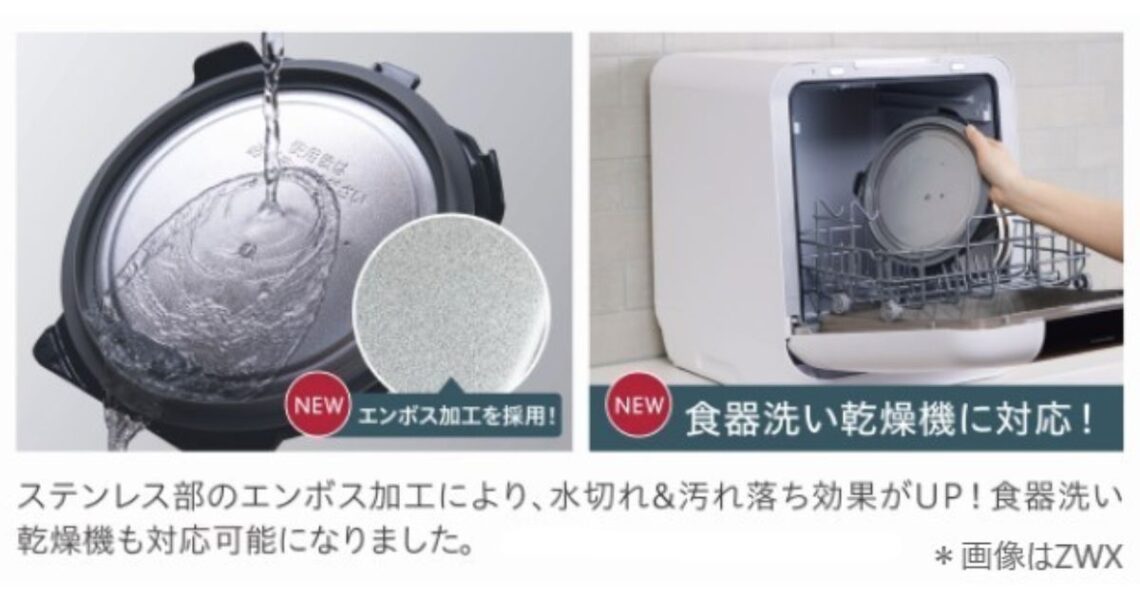 RC-10MGX(最新)は内ぶたの形状が進化し食洗機に対応